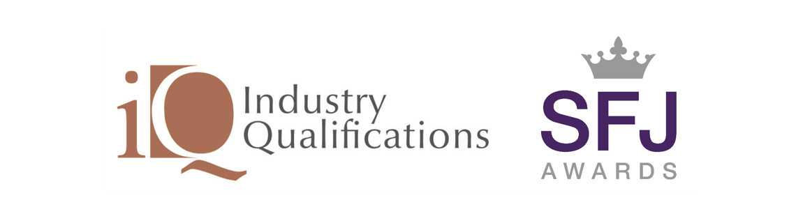 iQ Industry Qualifications and SFJ Awards logos