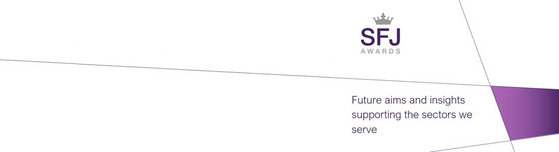 Front page of "Future aims and insights supporting the sectors we serve" report
