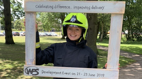 Firefighter Champion Macy Baker, working for Sellafield