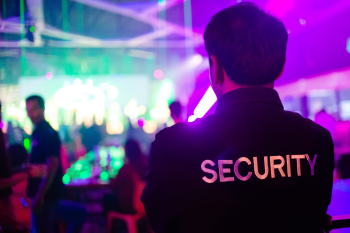 Security guard at an event