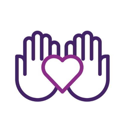 Icon indicating staff confidence and safety