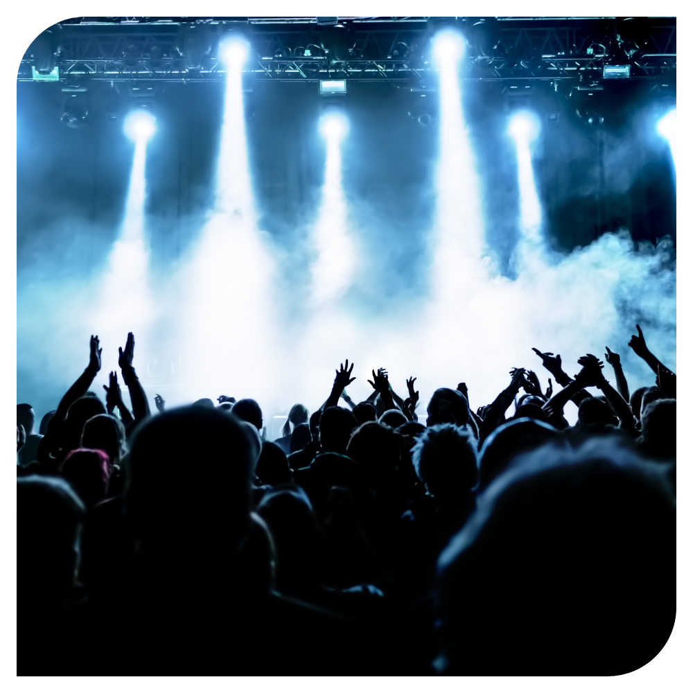 Busy concert