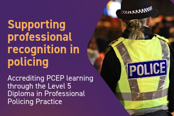 Recognising PCEP learning: Free webinar for police forces