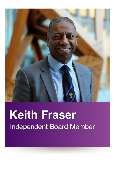 SFJ Awards' Independent Board Member Keith Fraser, Chair of the Youth Justice Board for England and Wales.
