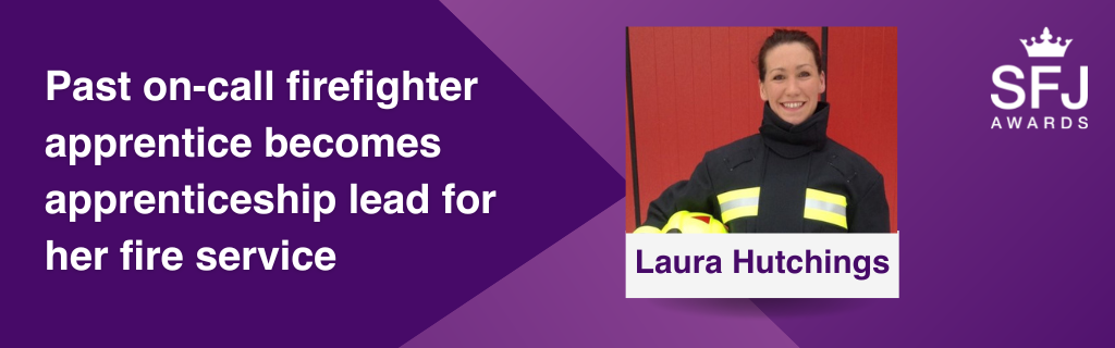 Past on-call firefighter apprentice becomes apprenticeship lead for her fire service