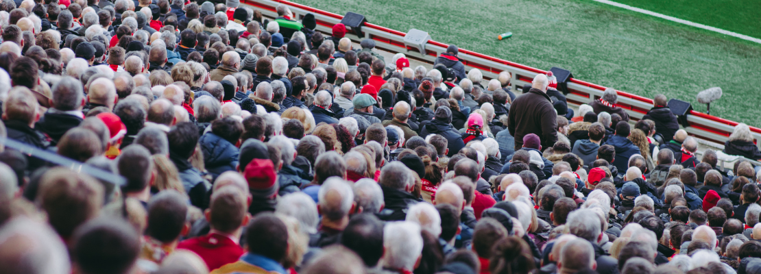Audience at a football match
