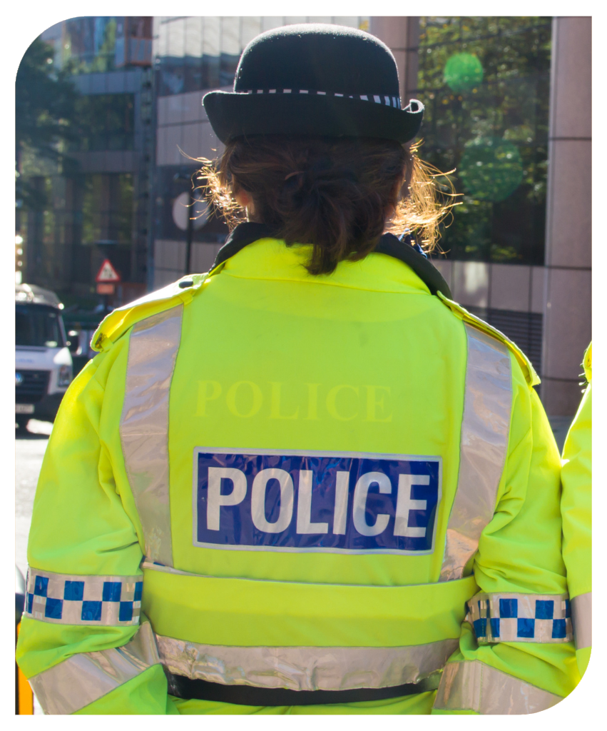 Police woman in uniform