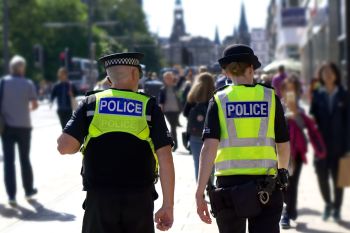 Two police constables walking