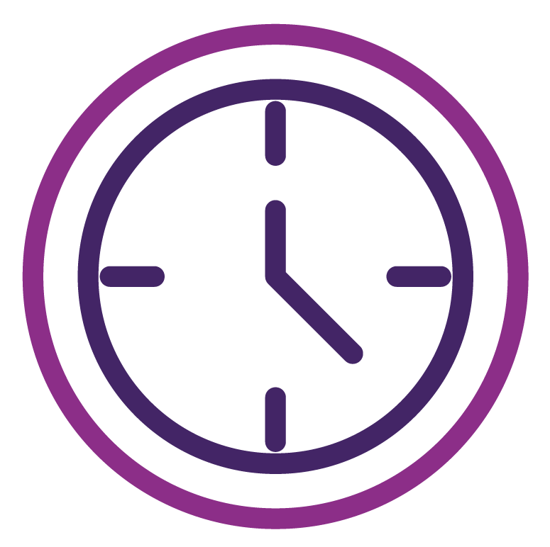 Icon of a clock